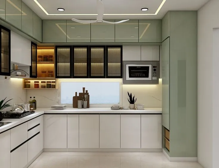 Compact modular kitchen design Amravati